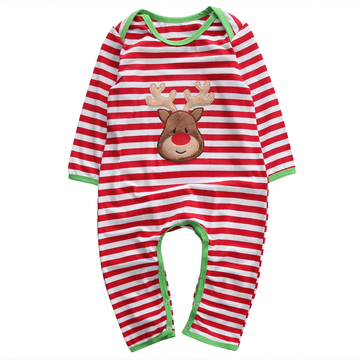 Newborn Infant Baby Boy Girl Kids Stripe Romper Jumpsuit Bodysuit Clothes Outfit 
