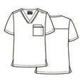 thumbnail image 3 of Maevn Matrix Pro Men's Contrast Piping V-Neck Scrub Top (Free Shipping), 3 of 3