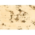thumbnail image 1 of Ahgly Company Indoor Rectangle Abstract Brown Modern Area Rugs, 4' x 6', 1 of 4