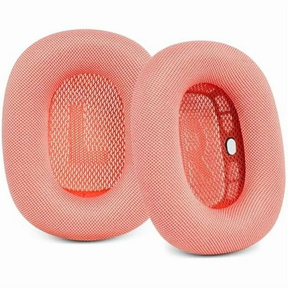 Upgraded Ear Cushions for Apple AirPods Max Headphones, GVOEARS Mesh Material Earpads Replacement Cover for AirPods Max with Silicone Gel & Strong Magnet (Pink)