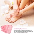 thumbnail image 3 of Ensemble de Chaussettes et Gants Hydratants Roses pour Spa pour Massage en Coton Hydratation Profonde 2 Ensembles, 3 of 8