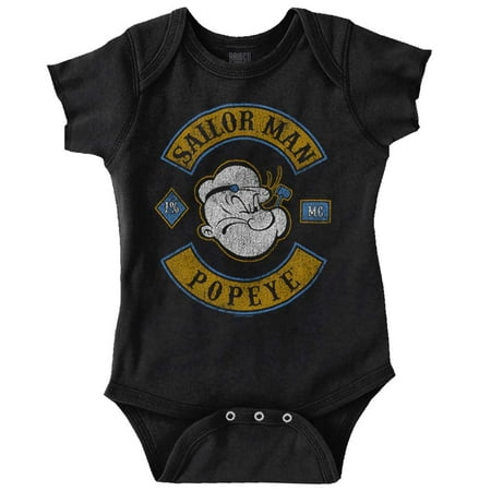 

Old Fashioned Sailor Man Popeye Romper Boys or Girls Infant Baby Brisco Brands 18M