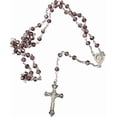thumbnail image 2 of Bulk Mix 12 X Super Chic Mixed Color Rosary Necklace with Word Italy Cross for Baptism, First Communion/Religious Favor Free Gift Bag 19", 2 of 2