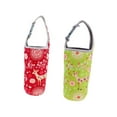 thumbnail image 1 of Bolsa portavasos aislada Sunnimix 2 uds rojo verde de neopreno, 1 of 8