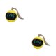 thumbnail image 2 of Robot de luz LED Billuyoard reutilizable sistema interactivo ABS color Amarillo 2Conjunto, 2 of 6