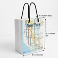 thumbnail image 2 of New York Gift Bag - Glossy Paper Subway Gift Bags 8x10x4.5 (WxHxD), Official MTA Logo and Map, 2 of 4
