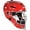 Red, variant on All Star Youth Ultracool Mvp Catchers Helmet Scarlet