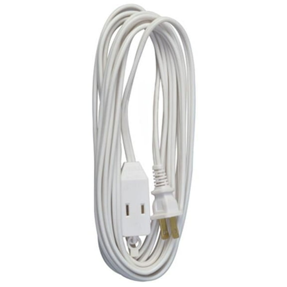 09415ME 16-2 White Extension Cord - 20 ft.