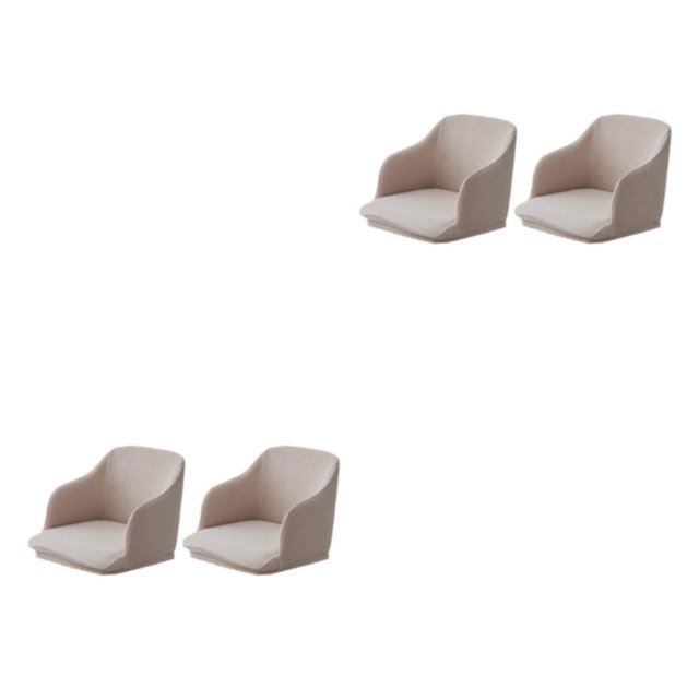 relayinert 2pcs/set Chair S Aesthetics Stretchy Chair Covers With High Elasticity And Ease Light Khaki 2Set