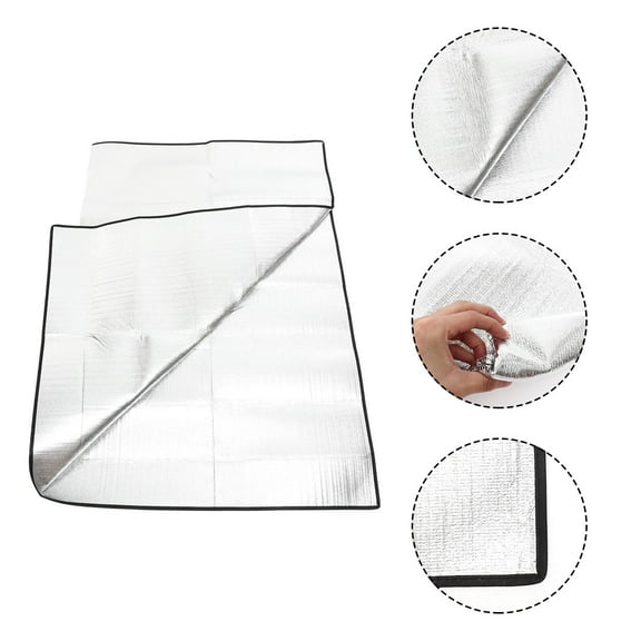 Raindrops  Camping Blanket Floor Aluminum Pad Cold Tent Mat Portable Beach