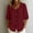 Red, variant on OGLCCG Womens Cotton Linen Blouse Peter Pan Collar Half Sleeve Puff Cuff Button Down Casual Work Shirt Casual Fashion Summer Tops,White