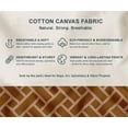 thumbnail image 5 of Soimoi 100% Cotton Canvas Fabric - Geometric Print, Brown | 56" Wide | Sold By 10 Yard | Medium Weight Upholstery Fabric for Home Dcor, Bags & DIY Projects, 5 of 7