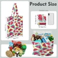 thumbnail image 2 of Fresh Watermelon Canvas Tote Bag Summer Tropical Fruit Pattern Print Aesthetic Watermelon Lovers Cute Sunshine Beach Summer Party Geometric Refresh Reusable Eco-Friendly Lightweight Foldable Shopping, 2 of 6