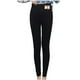 thumbnail image 1 of Moda Casual mujer Span señoras Leggings cintura alta mantener caliente pantalones largos Pompotops  ulkah943102, 1 of 8