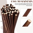 thumbnail image 5 of Raindrops Craft Stick Craft Wood Sticks Brown Wood 50Pcs, 5 of 6