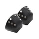 thumbnail image 1 of 1 par de protectores de dedos para patines de ruedas, equipo de cuero Artificial, puntera deportiva extraíble Negro kusrkot Protectores de dedos de skate, 1 of 5