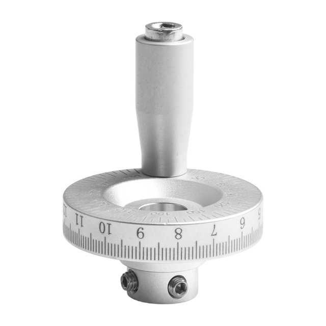 Aluminum Alloy Lathe Hand Wheel Slide Handwheel Scale Hand Wheel Rocking Wheel 12mm