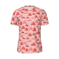thumbnail image 5 of Wukai Cute Mushroom1 Print Men's Short-Sleeved Mesh T-Shirt,Quick-Dry Short Sleeve Workout T-Shirt-Medium, 5 of 8