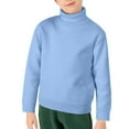 thumbnail image 2 of Ruyang Fleece Lined Crewneck Sweaters for Teen Girls Boys Thermal Pullover Sweatshirt Winter Thick Warm Jumper, 2 of 4