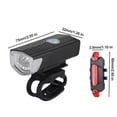thumbnail image 3 of Bike Lights Super Bright, Rechargeable Bicycle Lights Set Multiple Modes, Bike Headlight USB, High Lumen Super Bright Bike Light Set for Night Riding for Road, Mountain, Cycling, 3 of 8