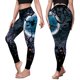 thumbnail image 4 of High Waist Leggings for Womens Soft Stretch Opaques Slim Yoga Leggings Bubble Butt Fitness Leggings B2301027 L, 4 of 4