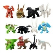 12pcs How to Train Your Dragon Figure Night Fury Toothless 3 Figures Best Gifts For Kids-SeekFunning