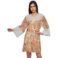 thumbnail image 1 of Moomaya Peignoir Court en Coton Imprimé Léger pour Femmes, 1 of 6
