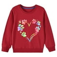 thumbnail image 3 of Long Sleeve Tops for Girls 10-12 Hooded Sweatshirt Blouses Shirts Size 6X Little Tunic Tops Graphic Tees 10-12 Crop, 3 of 4