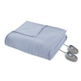 thumbnail image 6 of Beautyrest Electric Micro Fleece Heated Solid Blanket, Full, Blue, 6 of 10