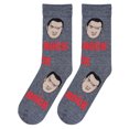 thumbnail image 6 of Crazy Socks The Rock Fun Print Novelty Crew Socks for Men, 6 of 7