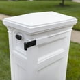 Step2 Atherton Reserve White Lockable Package Storage Mailbox, Plastic