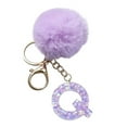 thumbnail image 5 of Purple Velvet Ball Pendant, Personalized Keychain or Backpack Small Pendant, Holiday Gift for Friends and Family,Unique Valentines Day Gift For Him Or Her, 5 of 7