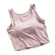 thumbnail image 2 of Xuyuer Ladies Fashion Sleeveless Round Neck Solid Color Modal Bottoming Vest Top with Chest Pads, Seamless Camisole for Everyday Comfort and Layering Essentials, 2 of 6