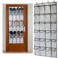 thumbnail image 3 of Over The Door Shoe Organizer, Over The Door Hanging Storage Bag Khaki  For Bathroom Appliances, 3 of 8