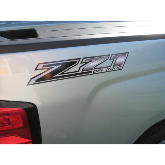 Chevy Silverado Z71 OFF ROAD Bedside Decals 2014-2018 Set of 2 GM Licensed