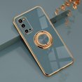 thumbnail image 1 of Phone Case For Samsung Galaxy S24 S23 S22 + Plus Ultra Back Cover Fashion Plating Ring Holder Solid Colored Tpu, 1 of 5