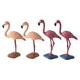 thumbnail image 1 of 4x Mini Flamingos Estatua Decorativa Coleccionables Scuplture, 1 of 9