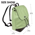 thumbnail image 2 of Logiee Green Gingham Print Backpack Purse for Women,Fashion Leather Backpack Purse,Women's Leather Backpack for Work College Travel, 2 of 4