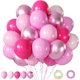 thumbnail image 1 of YanonmyfdBlue Balloons Metallic Blue Balloon, 60Pcs 12Inch Chrome Blue Balloons Kit Macaron Light Pearl Navy Blue Latex Balloons for Birthday Wedding Party Decoration,Pink, 1 of 17