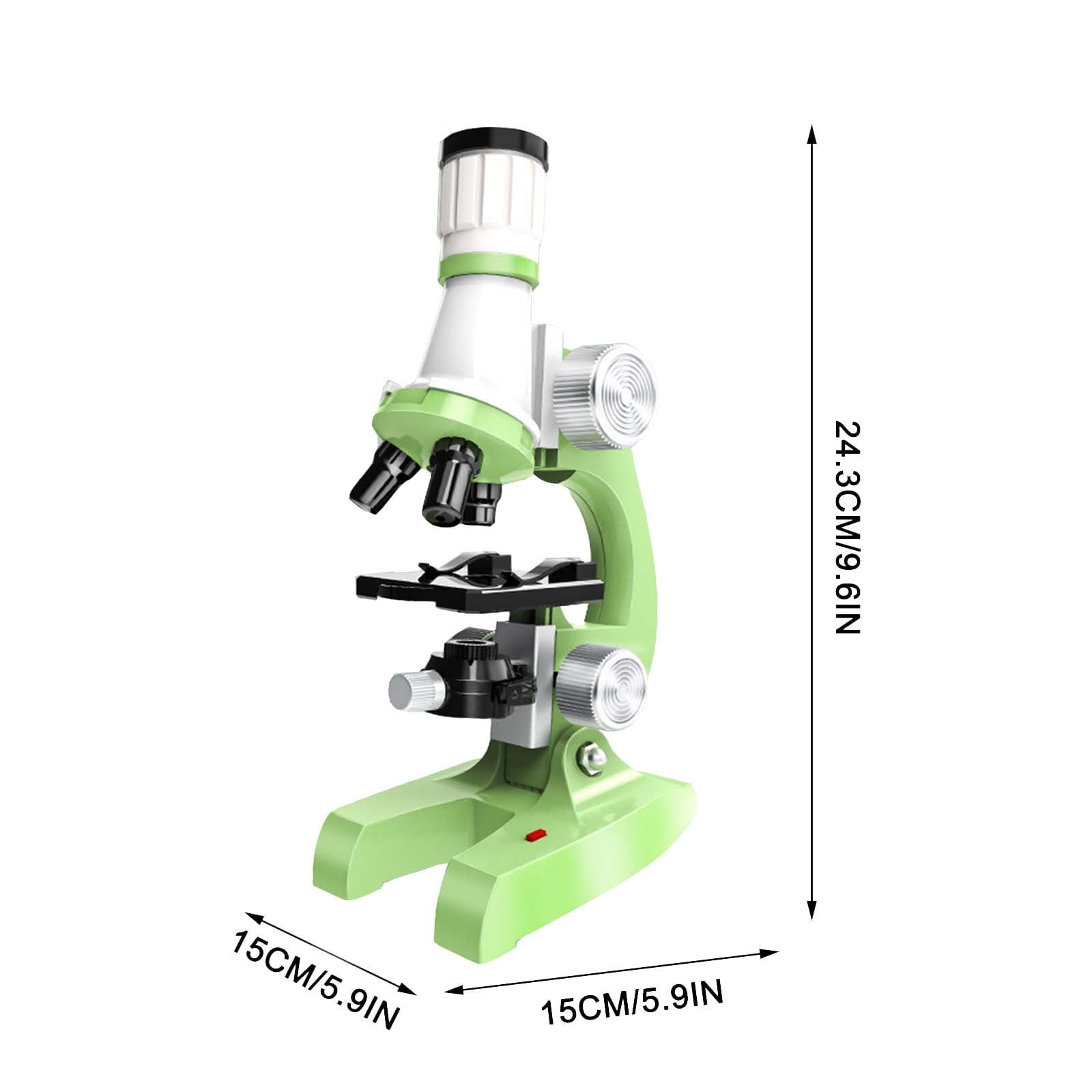 Microscope Pour Enfants – Monoculaire Débutant – Grossissement 100x/400x/1200x – Kit Complet – Dès 7 Ans – Sciences éducatives