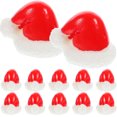thumbnail image 2 of 24 Uds decoraciones navideñas Mini adornos navideños para sombrero mesa artesanías de resina miniaturas para casa de muñecas, 2 of 5