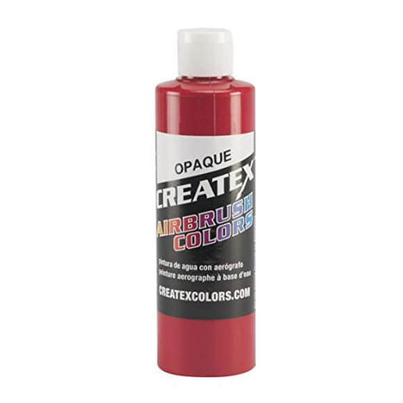 Createx Peinture Couleurs pour Aérographe, 8 oz, Rouge Opaque