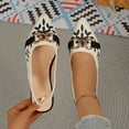 thumbnail image 2 of Women's Pointed Toe Closed Toe Flat Sandals Soft Sole Embroidered Floral Casual Shoes Versatile Spring Summer Single Shoes Black 9.5(43), 2 of 7
