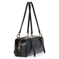 thumbnail image 2 of Scoop Women's Faux Leather Top Handle Shoulder Bag, Black, 2 of 8