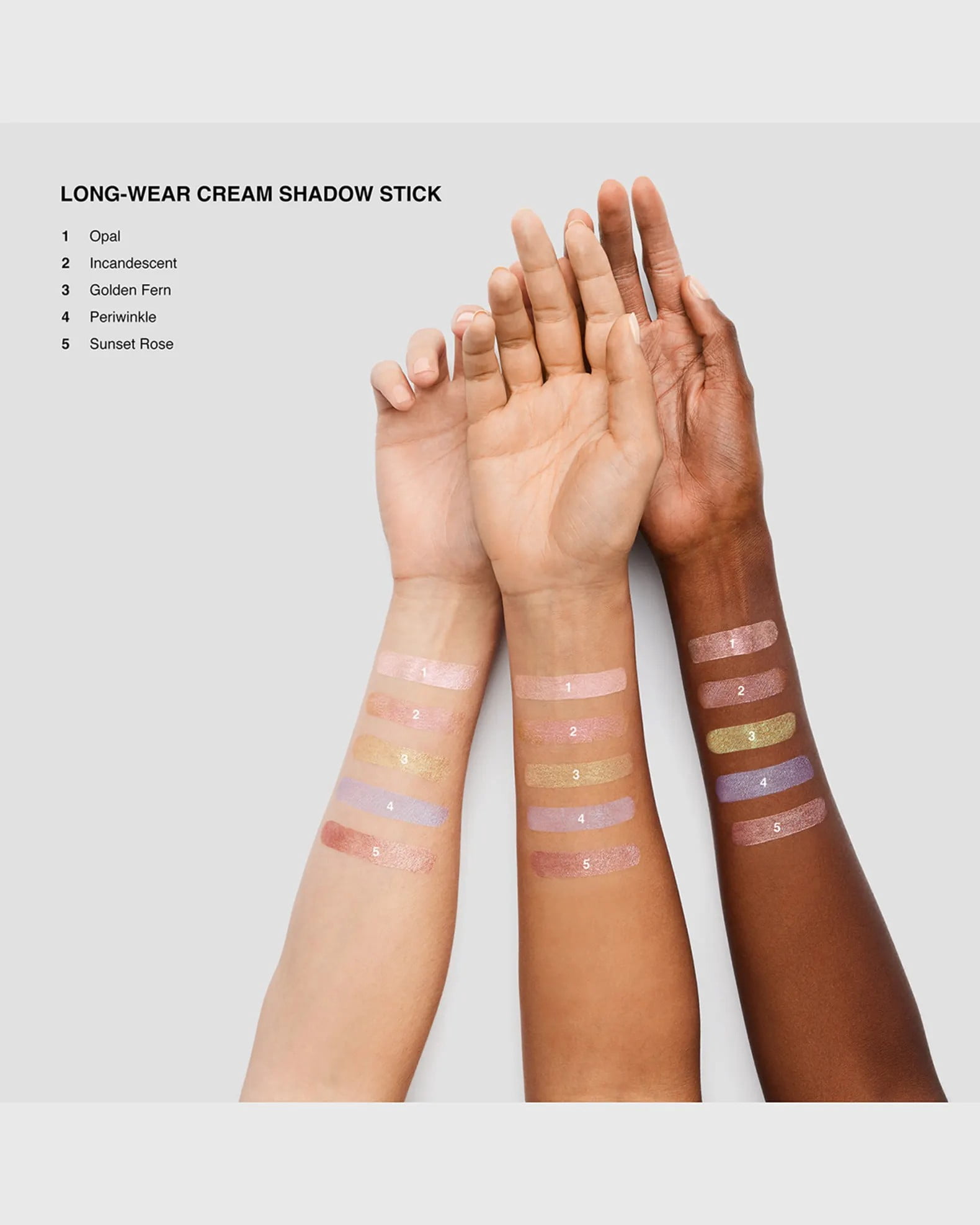 Bobbi Brown Long-Wear Cream Eyeshadow Stick, Sunset Rose Multi-chrome