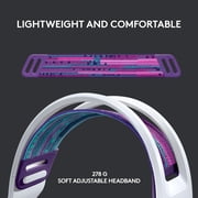Logitech G733 LIGHTSPEED Wireless Gaming Headset with suspension headband, LIGHTSYNC RGB, Blue VO!CE mic technology and PRO-G audio drivers, Black