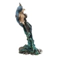 thumbnail image 4 of Siren Mermaid Holding Ship Anchor with Skulls On Ocean Waves Home Decor Figurine, 4 of 9