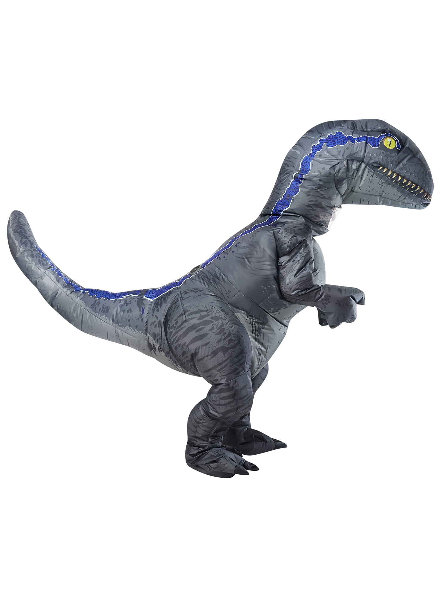 Jurassic World Blue Velociraptor Inflatable Costume for Adults by Rubies, Unisex