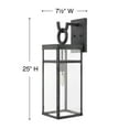 thumbnail image 4 of Hinkley Lighting - Porter - 1 Light Large Outdoor Wall Lantern in Transitional, 4 of 7