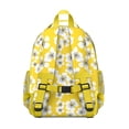 thumbnail image 2 of Wildflower and Butterfly Illustration School Backpack Adjustable Padded Straps Large Capacity Durable Bookbag for Student and Students, 2 of 5